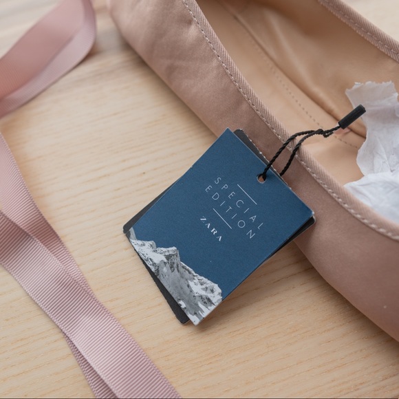 NWT ZARA Limited Edition Pink Satin Ballet - Picture 2 of 6